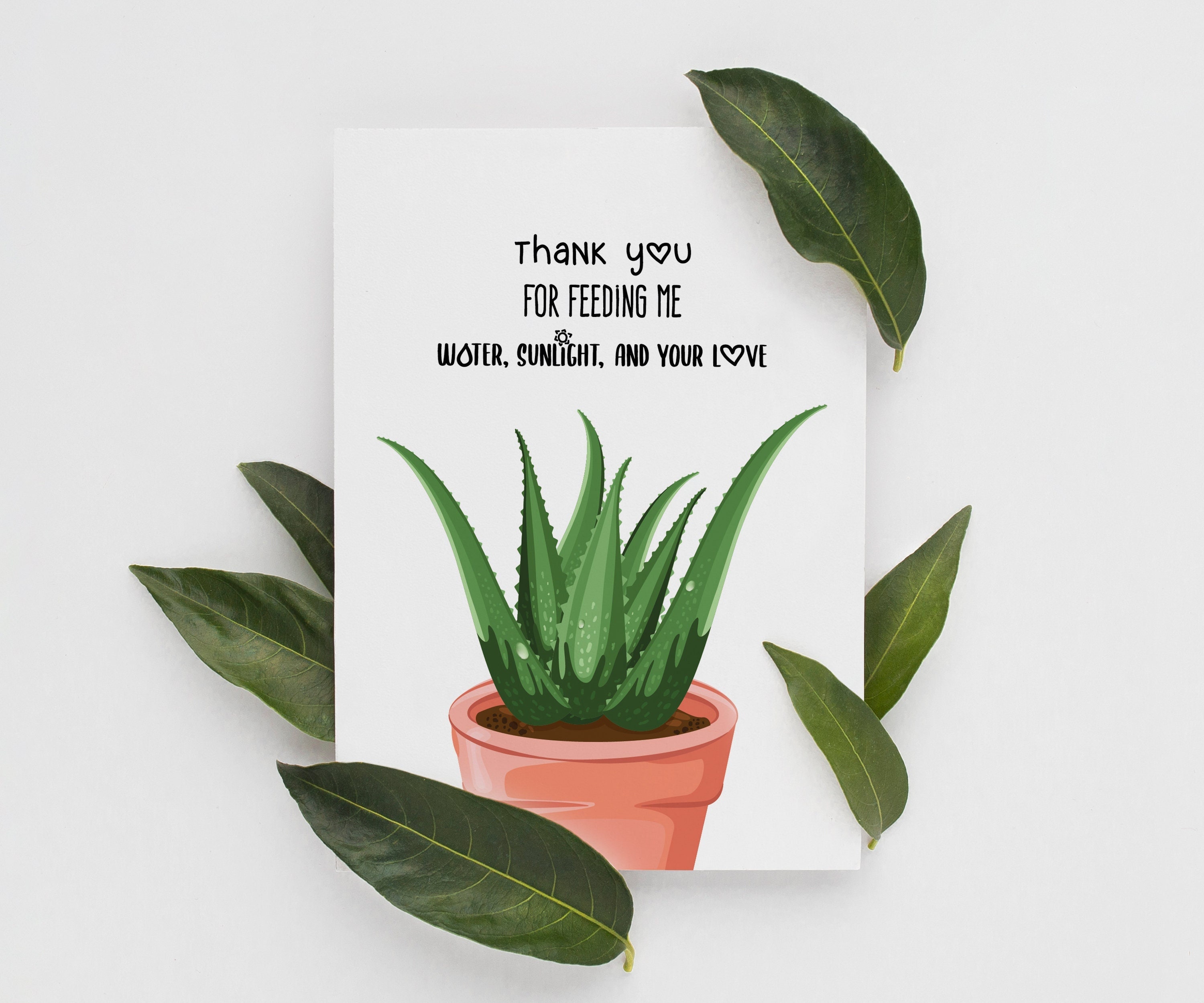 Aloe Vera Plant Mom Card: Appreciation Gift (digital Download) - Etsy UK