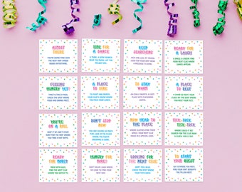 Birthday Scavenger Hunt Game: Interactive Family Fun (Printable)