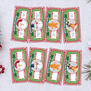 Christmas Santa Bucks Printable: Holiday Coupons, Stocking Stuffers (Digital Download)