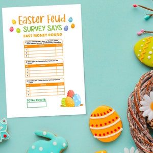 Easter Family Feud Game, Easter Games for Adults and Kids, Easter ...