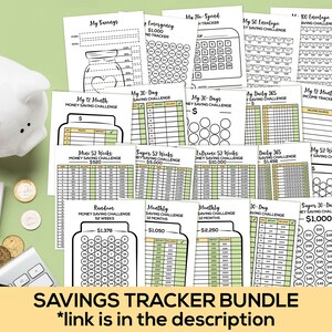 20K Saving Challenge, Save 20 000 Dollars in 52 Weeks, Printable 20k ...