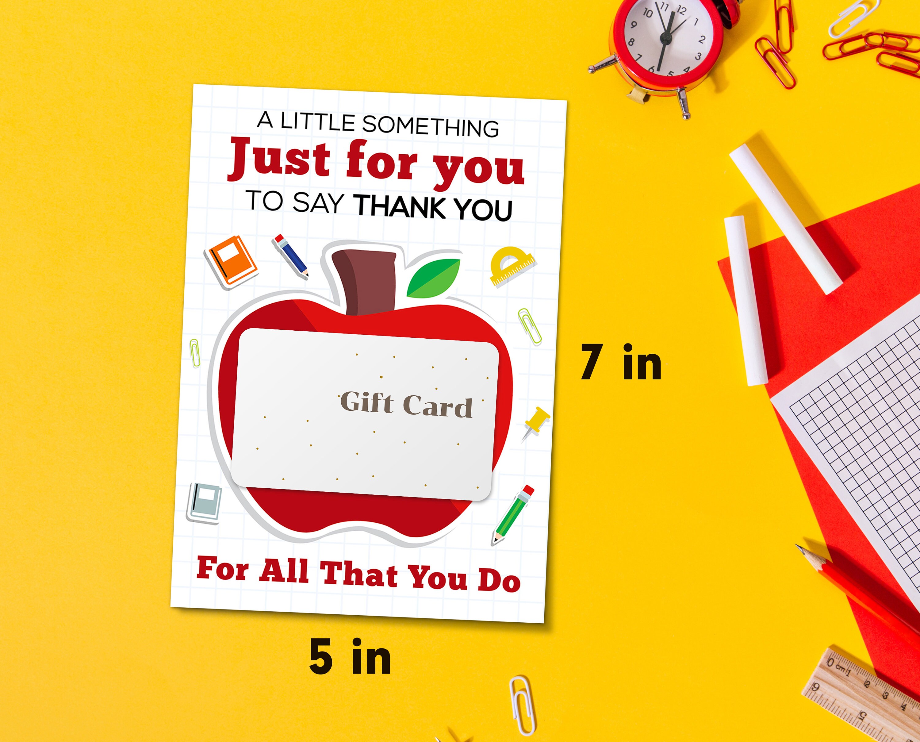 Thank You Gift Card Holder - Thank You For All You Do - Press