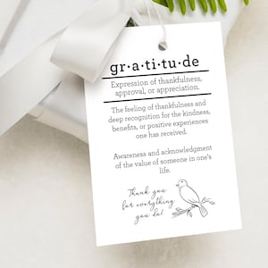Waarderingslabel eenvoudig minimalistisch zwart-wit, maatschappelijk werker waardering cadeaukaartje, waarderingslabel leraar, cadeaukaartjes dankbaarheid