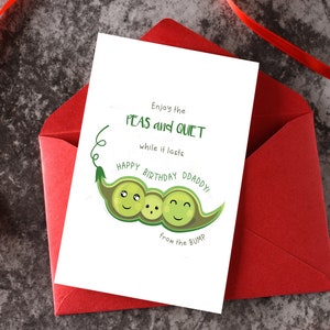 Carte de joyeux anniversaire bébé bosse pour futur papa, jolie carte d'anniversaire pour futur papa, carte de Saint-Valentin grossesse, carte papa imprimable from the bump
