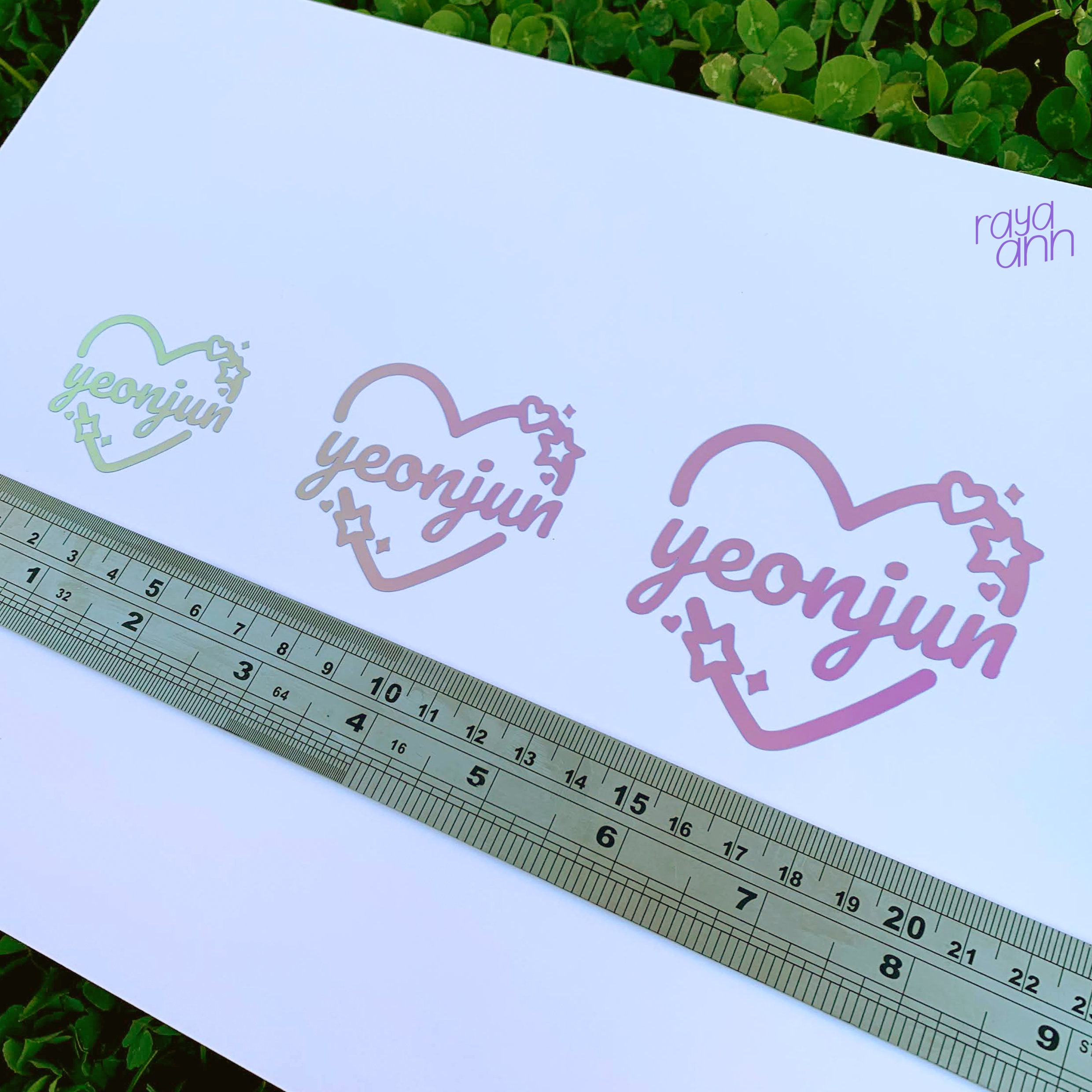 Custom Kpop Name Vinyl Decals Etsy