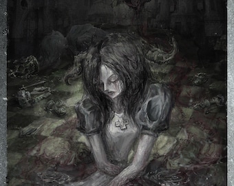 Alice Dressed In Rage – American McGees Alice Print