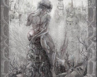 Fear and Hunger Din A4 Print – Cahara in Ma'habre