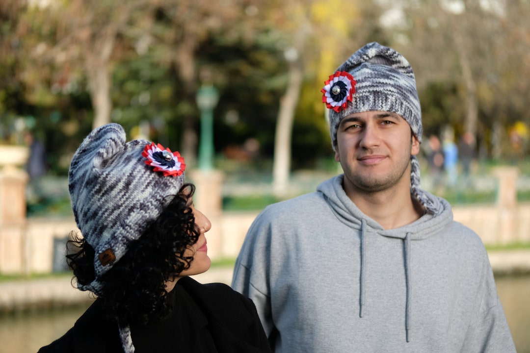 Unique Hand Knit Phrygian Cap With French Cockade - Classic ...