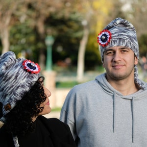 Unique Hand Knit Phrygian Cap With French Cockade - Classic ...