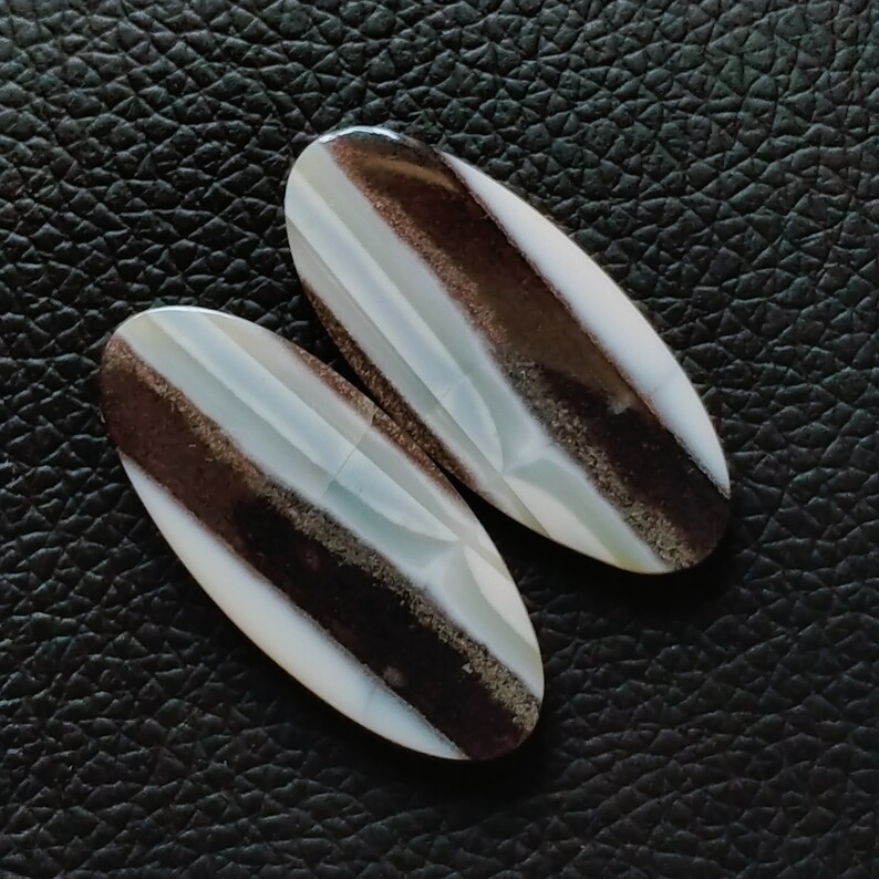 Gorgeous A-One Quality Natural Owhyee Blue Opal Pair Cabochon Oval Shape Gemstone,Wire Wrapping Stone 39.00 Ctr 37X16X4 MM A-757