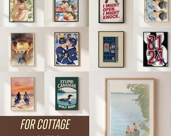 Heated Rivalry Art Print, Hockey Romance Wall Decor, Ilya Rozanov & Shane Hollander, Digital Download