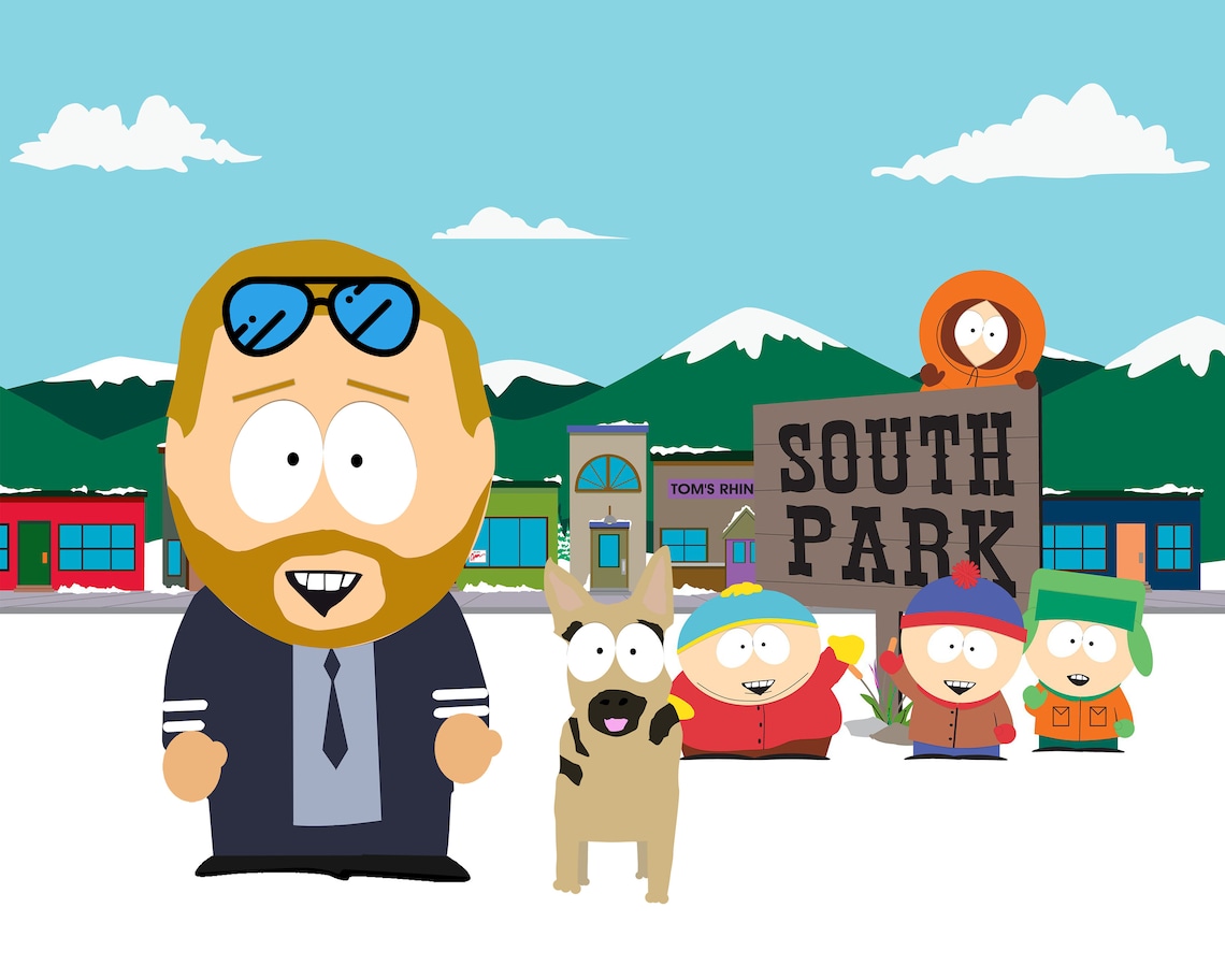 Custom South Park Pet and Owner Portrait as Gift Make a Etsy