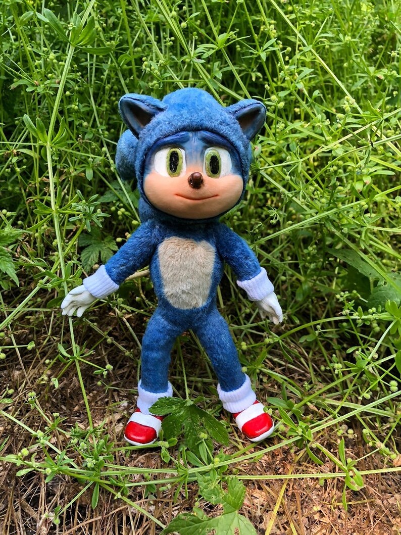 Sonic Sonic the Hedgehog Toy Doll Etsy