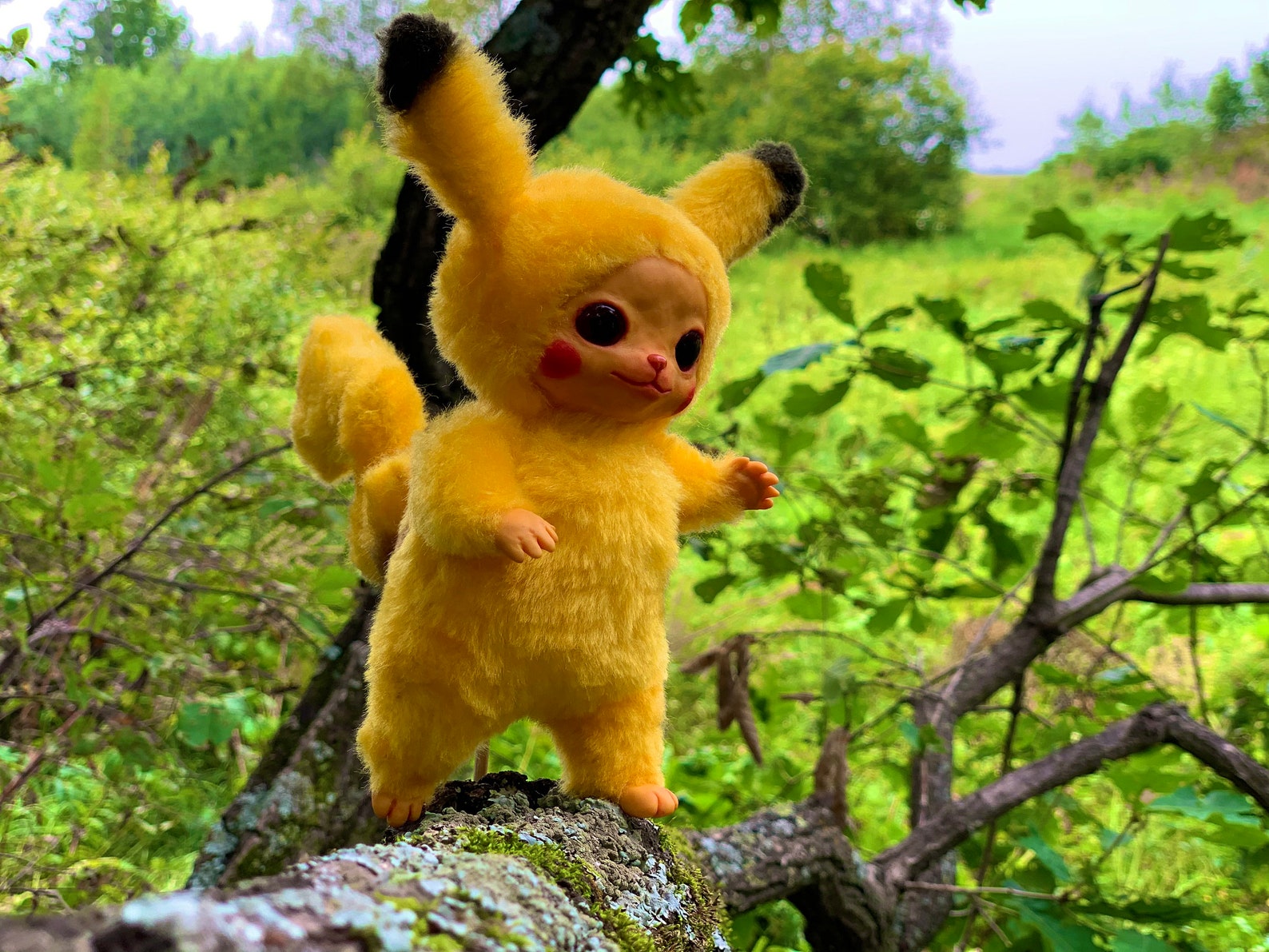 Pikachu Pokemon Pokémon Detective Pikachu Toy Doll Etsy