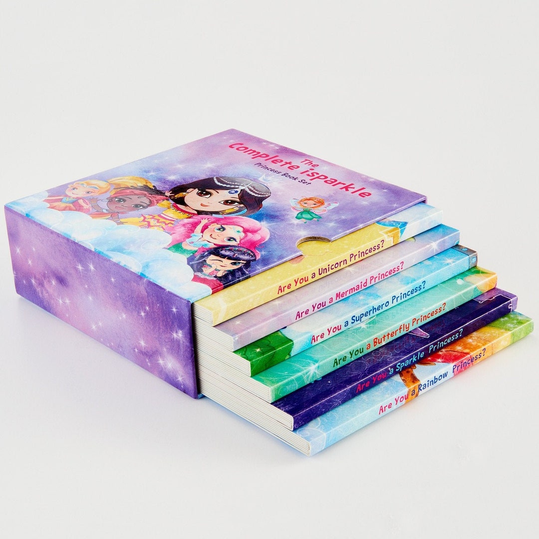 Set of 6 Princess Books Children's Book Gift Set Etsy