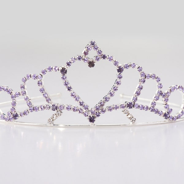Lavendar Princess Tiara| Purple Tiara, Princesss Crown| Flower Girl Tiara| Princess Dress up Tiara