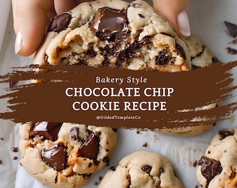 Best Recipe for Chocolate Chip Cookies Digital Download, Simple Family Recipe