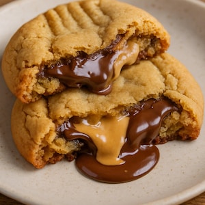BEST RECIPE for Thick Peanut Butter Cookie, Thick Gourmet Cookies, NY Style Dessert, Gourmet Stuffed Cookie, Peanut Butter Digital Download