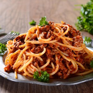 BEST RECIPE for Easy Spaghetti Bolognese Dinner, Pasta with Meat Sauce Downloadable Recipe