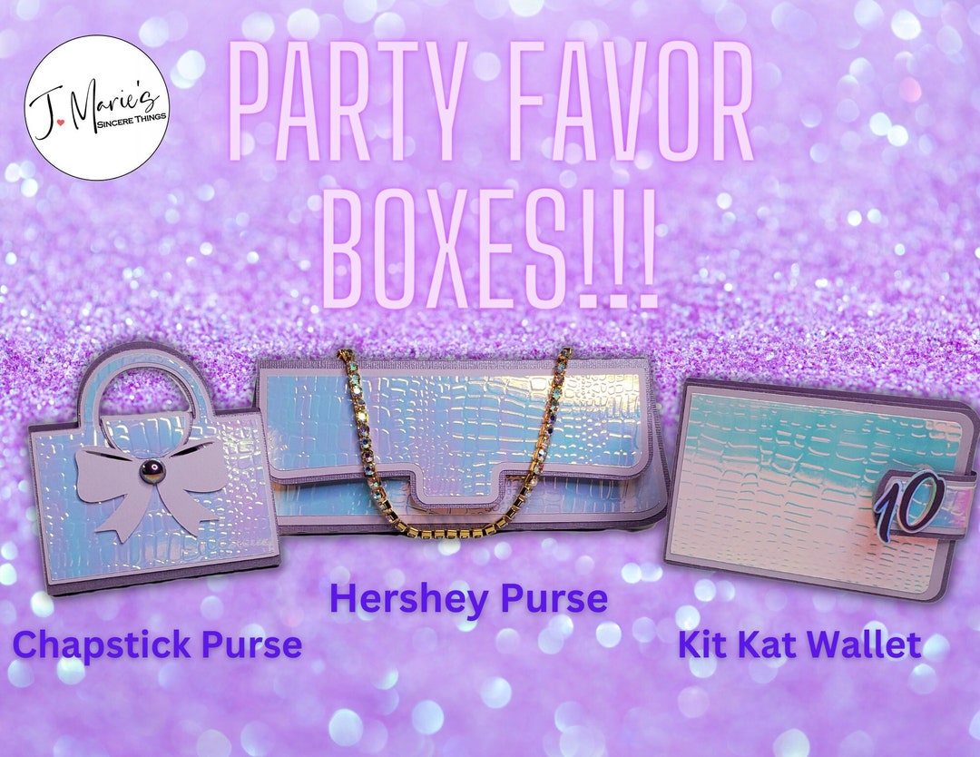 Candy Bar Purse, Chapstick Purse, Candy Bar Wallet, Baby Shower