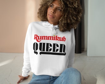 Sudadera corta con capucha Rummikub Queen