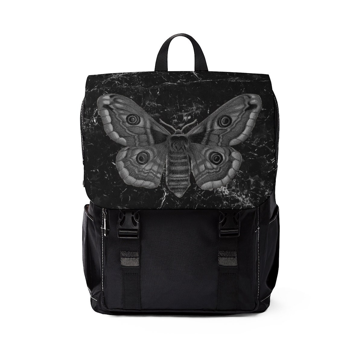 Discover Magic Goth Moth Goth Backpack  Unisex Casual Shoulder Backpacks