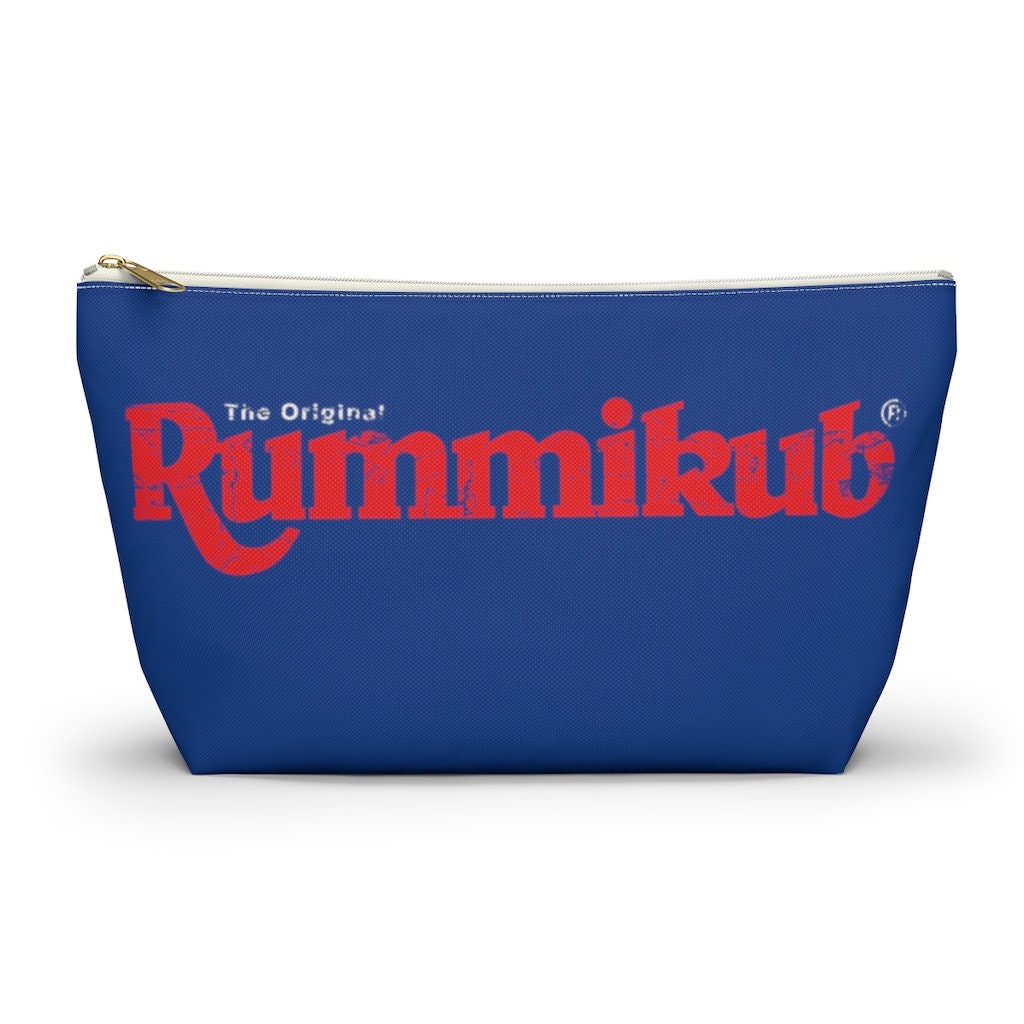kern Geroosterd mengsel Dark Blue white Retro Rummikub Logo Distressed Grunge Effect - Etsy