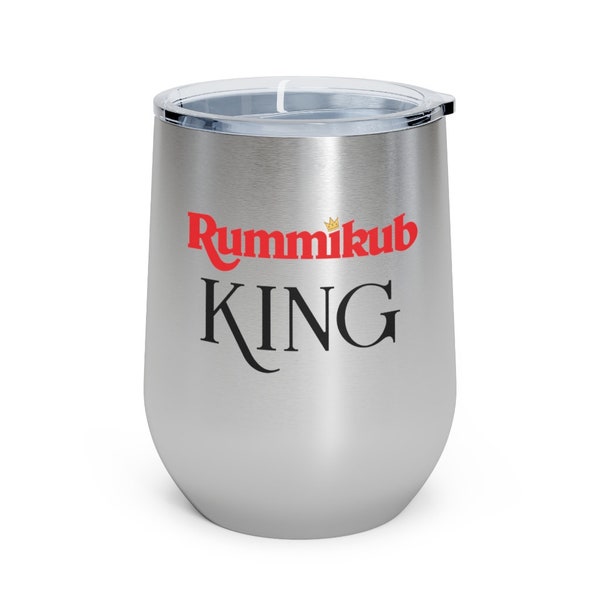 Rummikub King 12oz Insulated Wine Tumbler