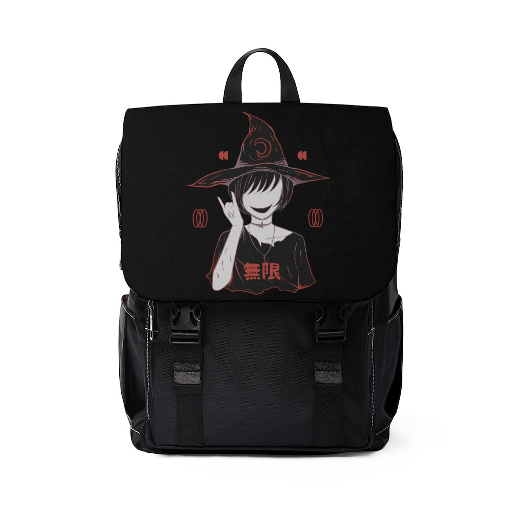 Discover Goth Witch Girl | Gothic Anime Occult Dark Art Pagan Unisex Casual Shoulder Back