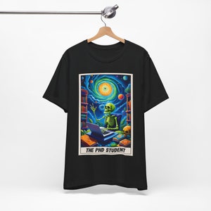 T-shirt unisexe Tarot drôle pour doctorants : cadeaux de remise des diplômes de doctorat pour lui 2024 Nouveauté académique drôle Doctorat
