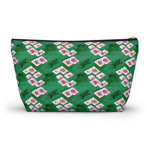 Paperweight - Blue and Green Mahjong - Oval