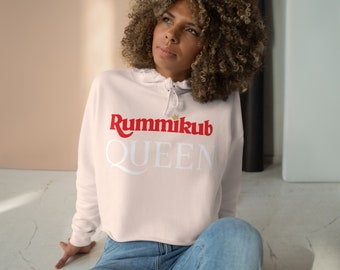 Sudadera corta con capucha Rummikub Queen