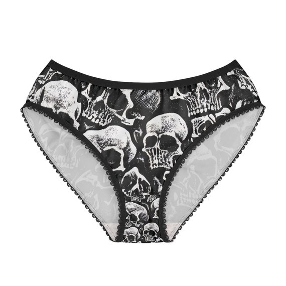 Gothic Skulls Goth Underwear: Underwear From the Underworld, Gothic Occult Women's  Briefs, Gothic Underwear, Woman -  Canada