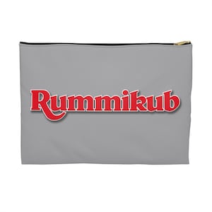Grey Rummikub Tile Bag | Storage Bag for Rummikub Tiles