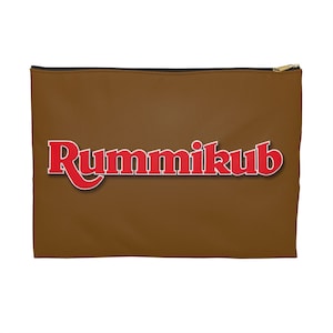 Brown Rummikub Tile Bag | Storage Bag for Rummikub Tiles