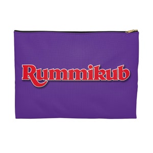 Purple Rummikub Tile Bag | Storage Bag for Rummikub Tiles |  | Rummikub  | Storage Case for Rummikub Game