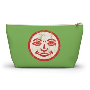 Light Green Retro Rummikub Joker Face Tile Bag | Storage Bag for Rummikub Tiles and Trays (up to 12 inches) | Rummikub Travel Bag