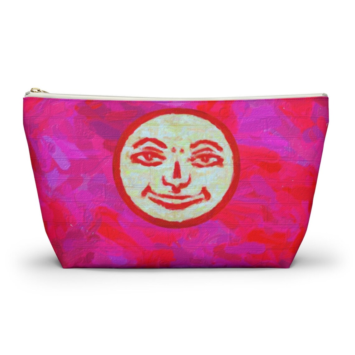 Pink Rummikub Neon Pink Oil Painting Rummikub Joker Tile Bag | Storage Bag for ...