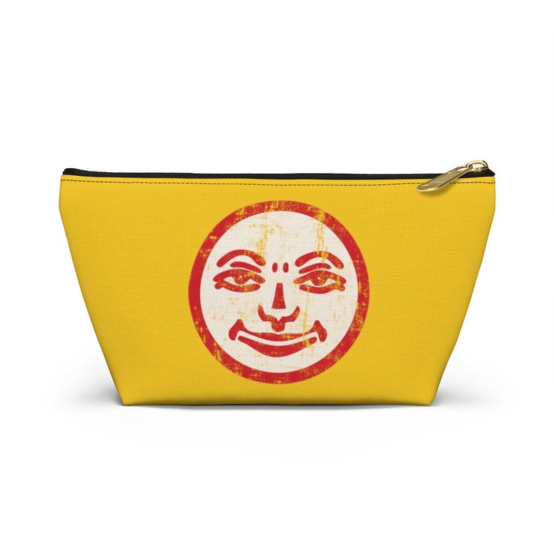 Yellow Retro Rummikub Joker Face Grunge Effect Tile Bag Etsy