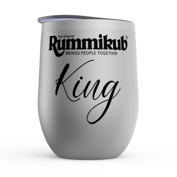 Rummikub King Stemless Wine Tumblers