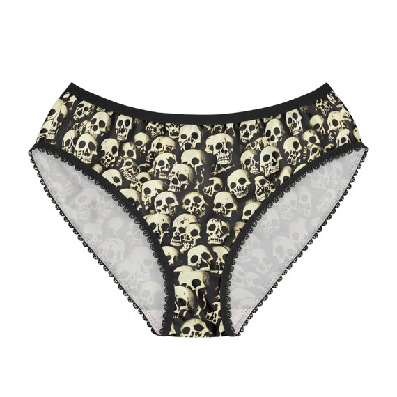 Retro Gothic Skulls Goth Underwear: Underwear From the Underworld
