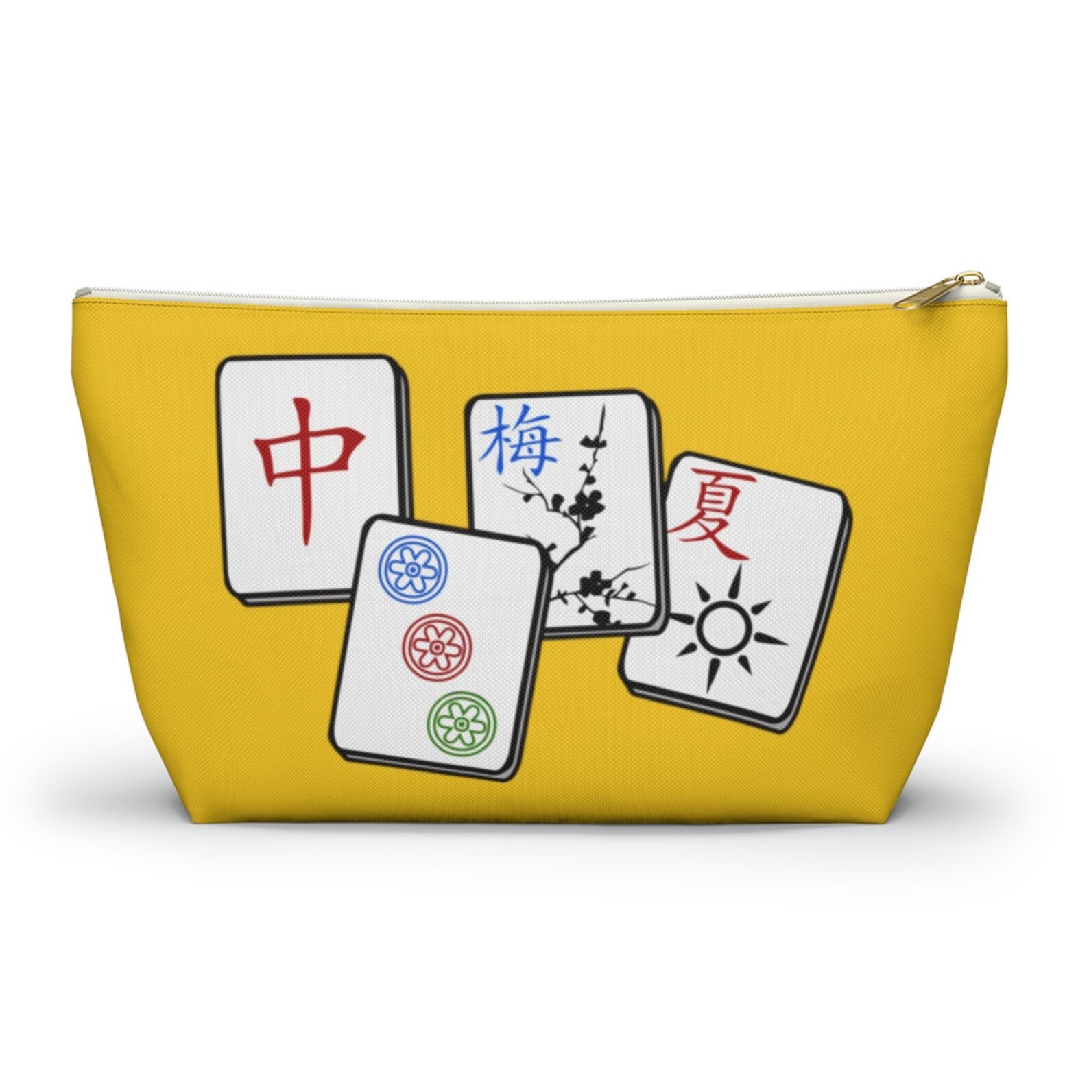 Mahjong Tiles yellow Mahjong Tile Bag Mahjong Bags for Etsy