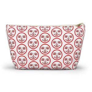 Rote Joker Rummikub Tile Tasche | Aufbewahrungstasche für Rummikub Tiles und Tabletts (bis 30 cm) | Rummikub Reisetasche