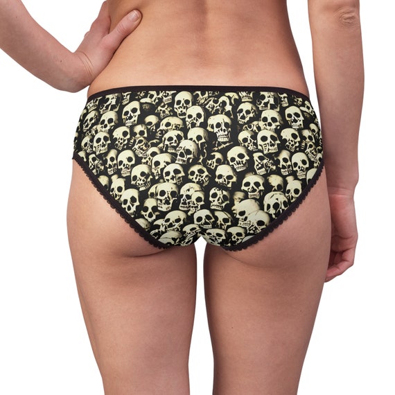 Retro Gothic Skulls Goth Underwear: Underwear From the Underworld