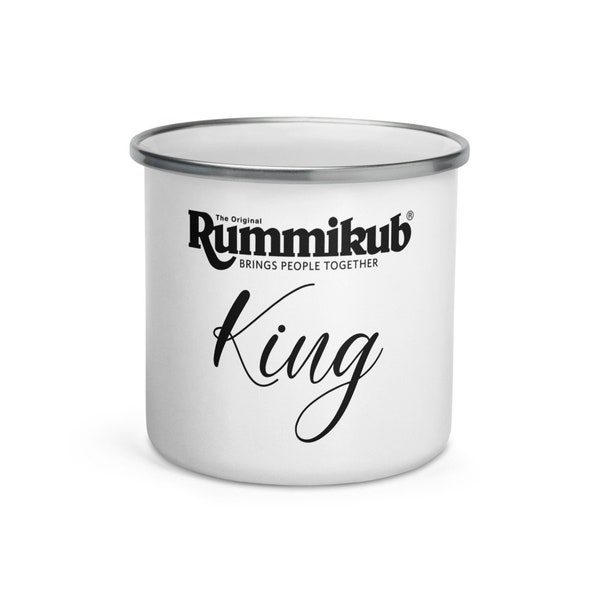 Rummikub King Enamel Mug