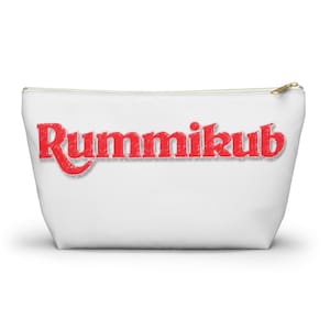 Crayon Rummikub Logo Tile Bag | Storage Bag for Rummikub Tiles and Trays (up to 12 inches) | Rummikub Travel Bag
