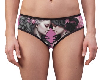 Pink Gothic Pastel Fairy Women's Briefs (PINK) Gothic Underwear | Gothic Knickers