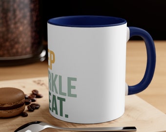 Eat Sleep Qwirkle Repeat accentkoffiemok (11oz)