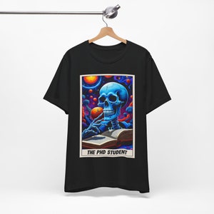 T-shirt unisexe Tarot drôle pour doctorants : cadeaux de remise des diplômes de doctorat pour lui 2024 Nouveauté académique drôle Doctorat