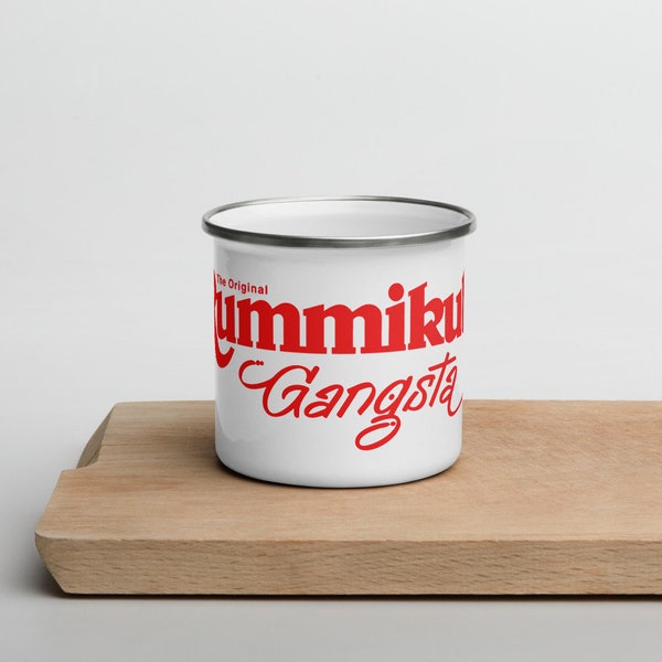 Rummikub Gangsta (Red) Enamel Mug